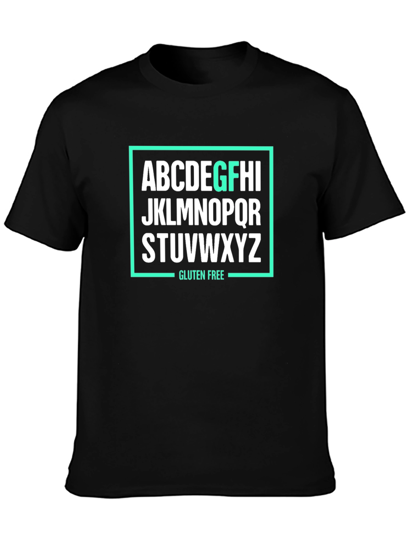 Gluten Free Alphabet T-Shirt - Bold Graphic Tee