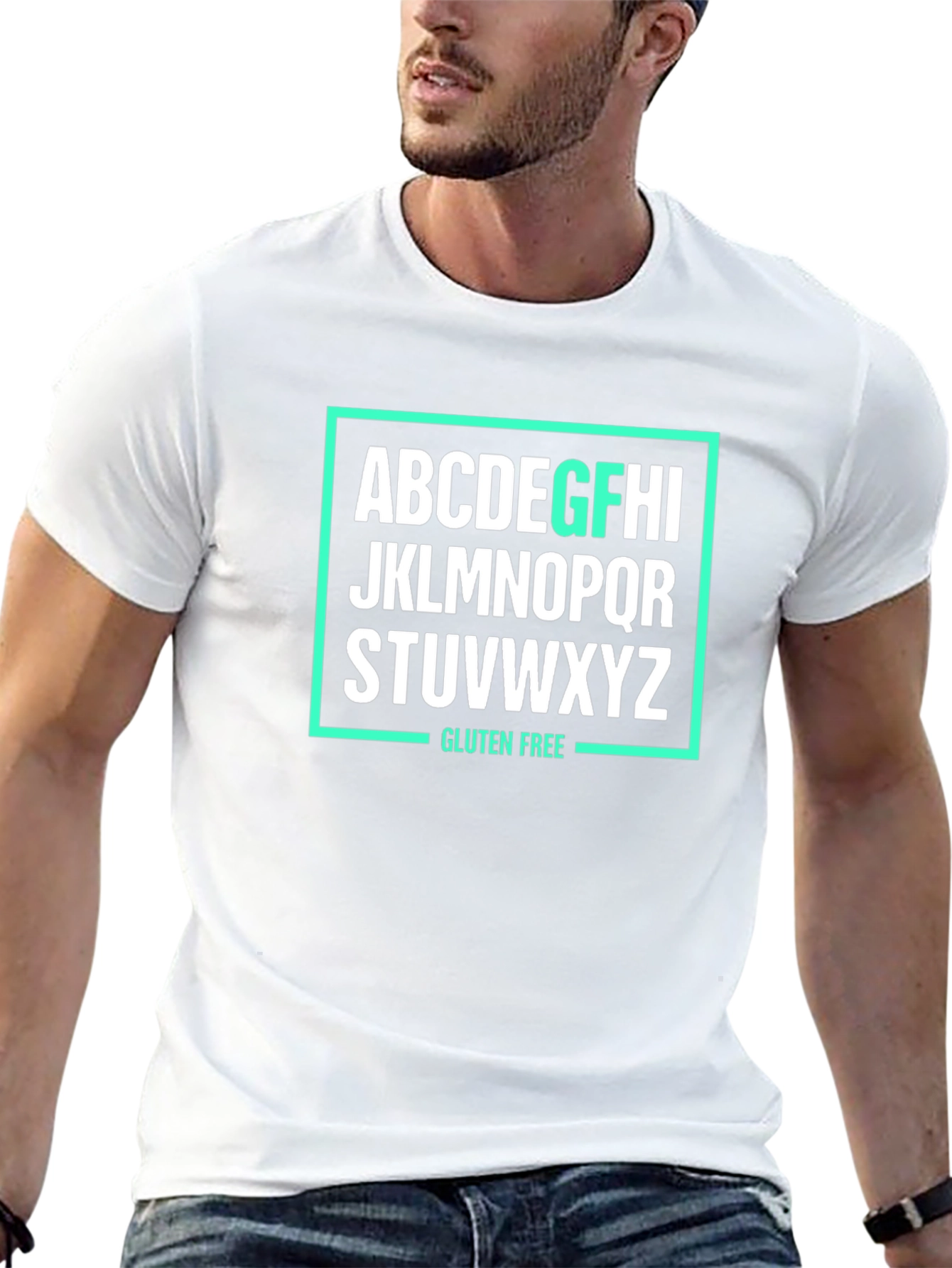 Gluten Free Alphabet T-Shirt - Bold Graphic Tee