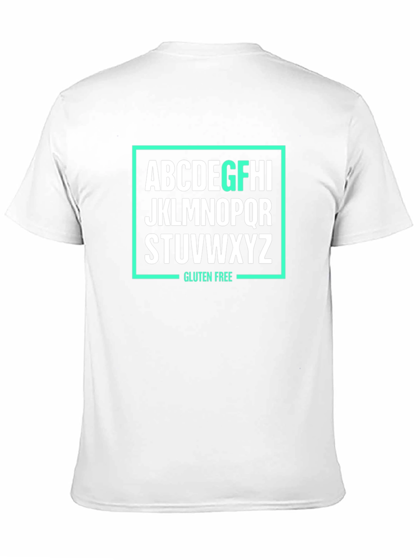 Gluten Free Alphabet T-Shirt - Bold Graphic Tee