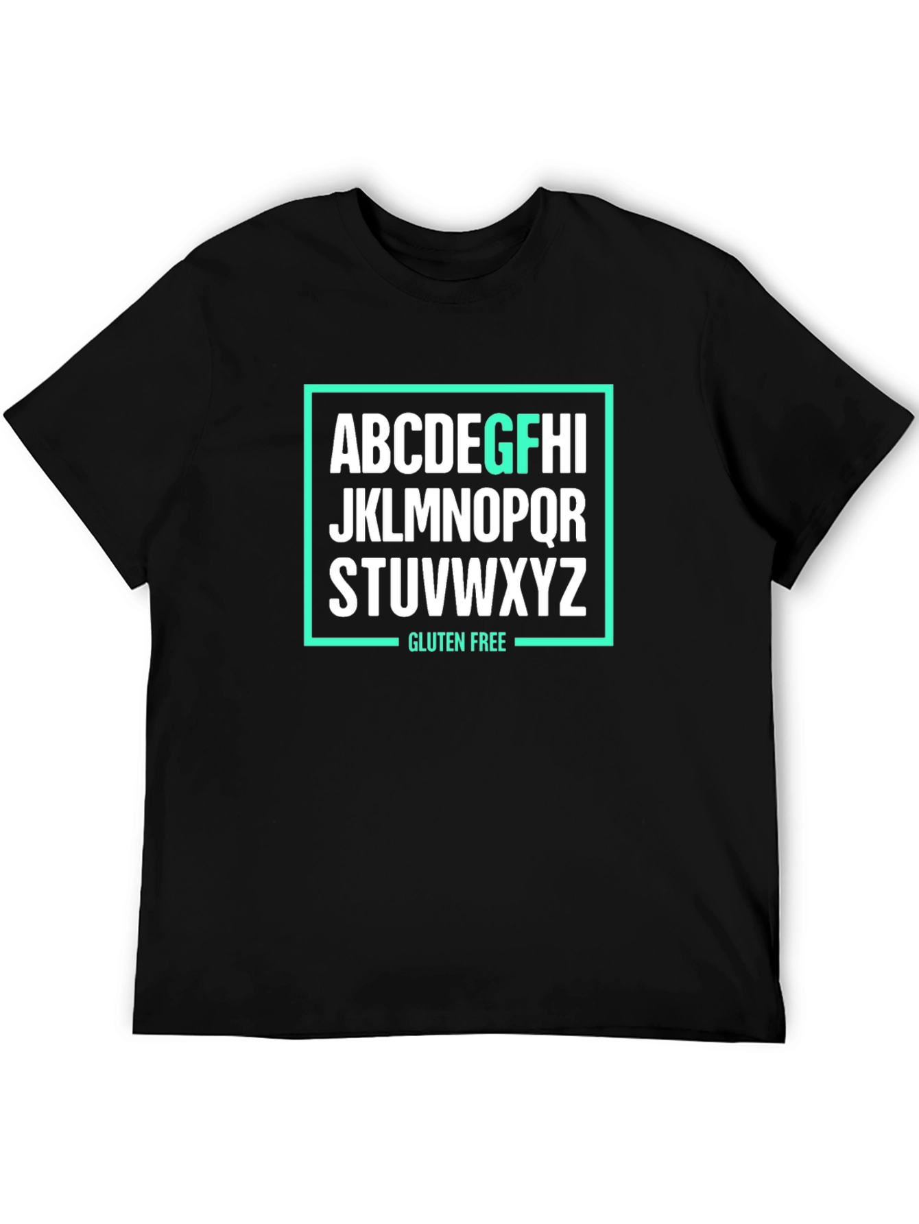 Gluten Free Alphabet T-Shirt - Bold Graphic Tee