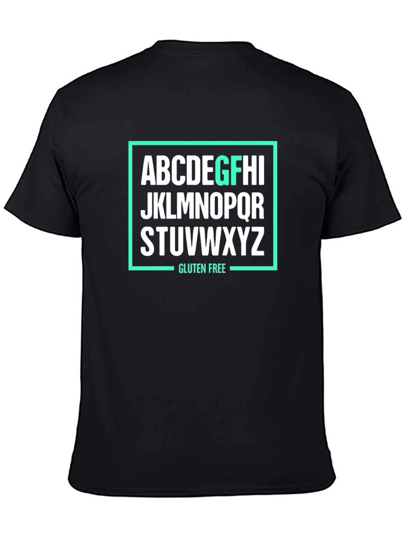 Gluten Free Alphabet T-Shirt - Bold Graphic Tee