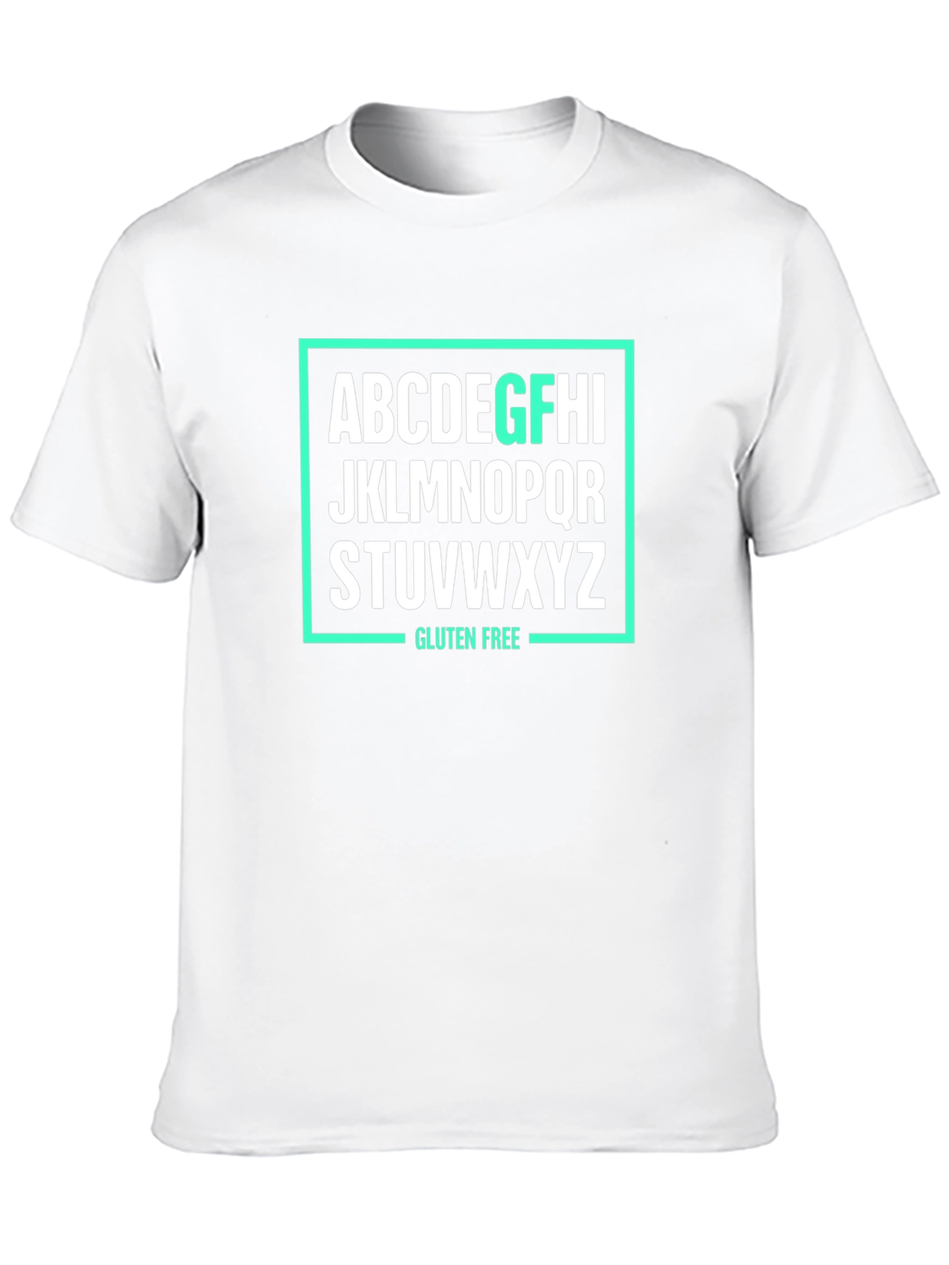 Gluten Free Alphabet T-Shirt - Bold Graphic Tee