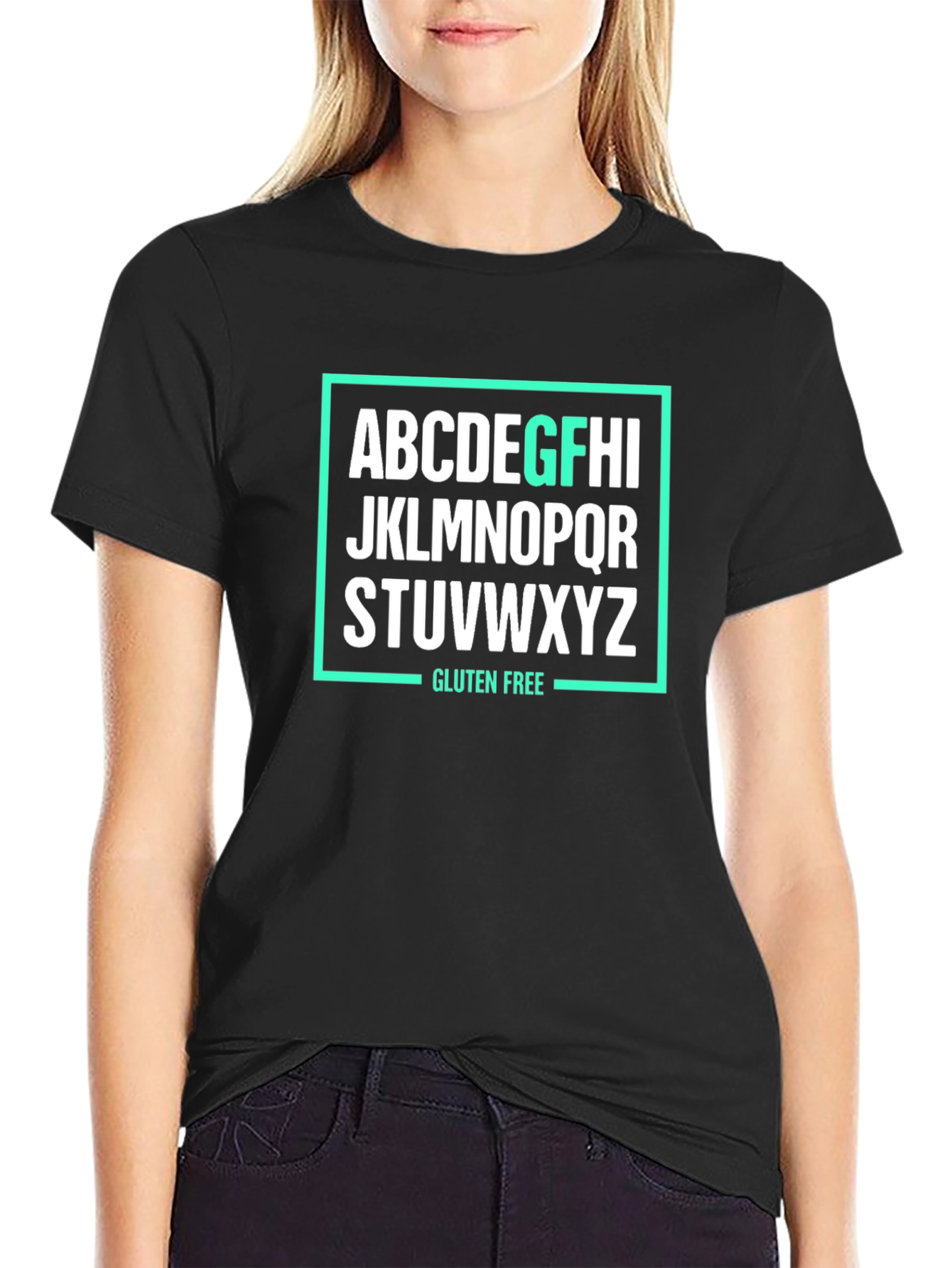 Gluten Free Alphabet T-Shirt - Bold Graphic Tee