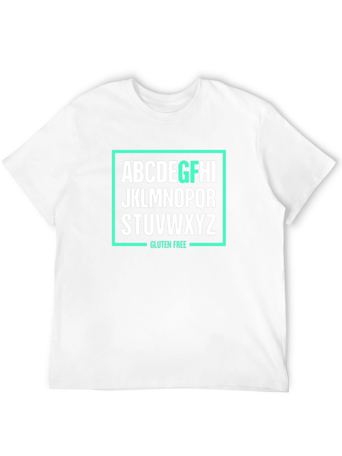 Gluten Free Alphabet T-Shirt - Bold Graphic Tee