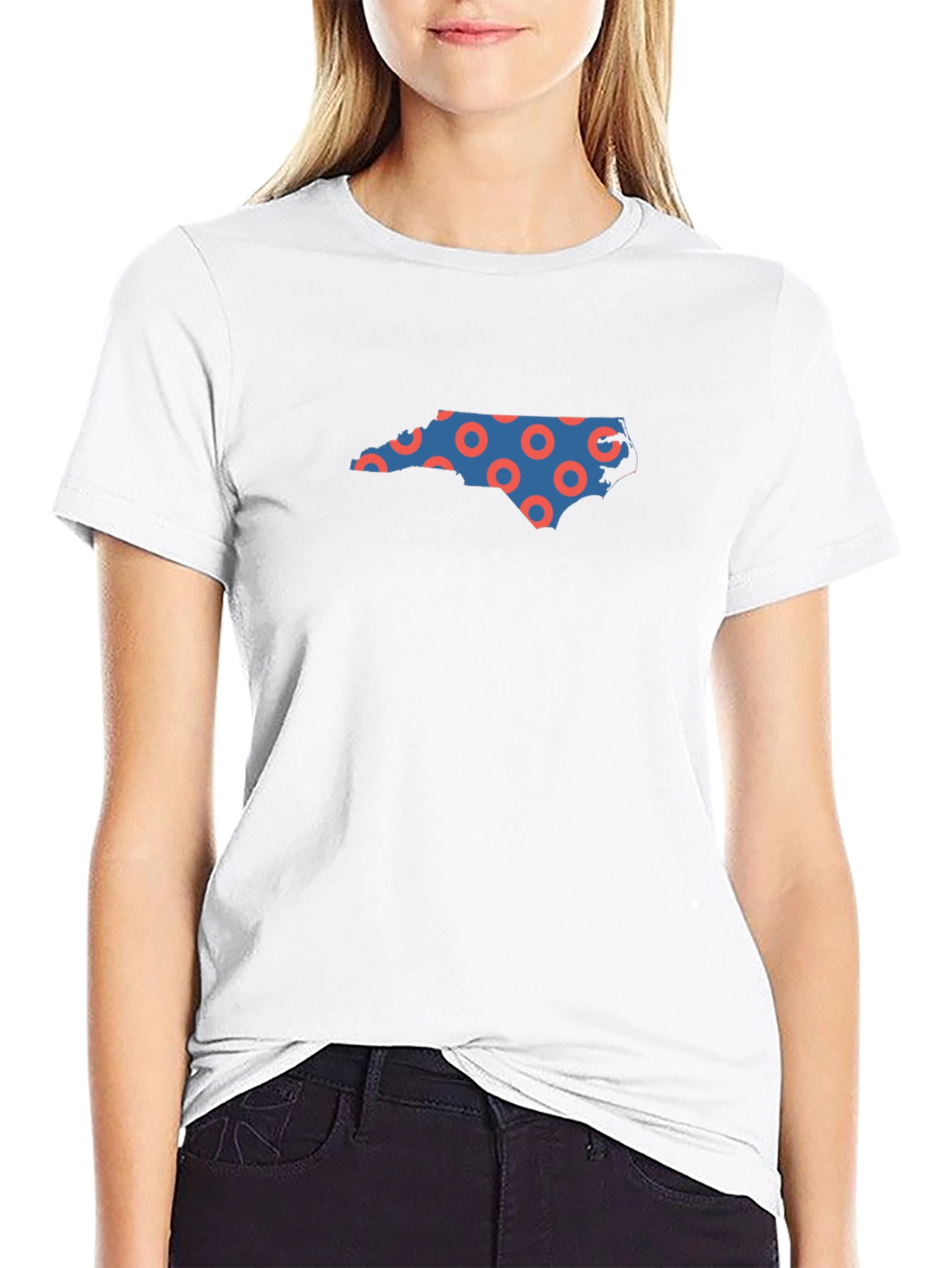 North Carolina Donuts Graphic T-Shirt