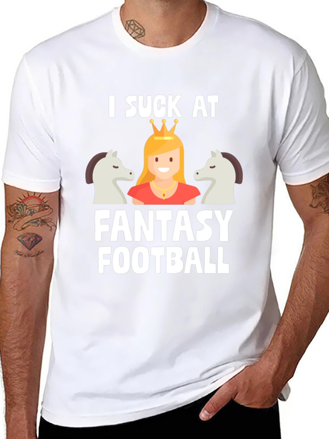 I Suck at Fantasy Football T-Shirt