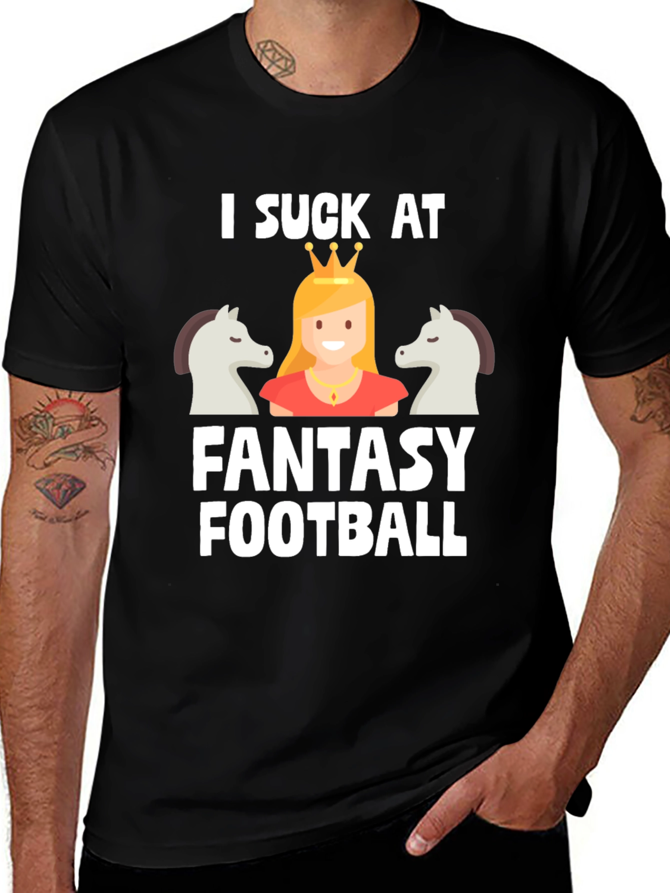 I Suck at Fantasy Football T-Shirt