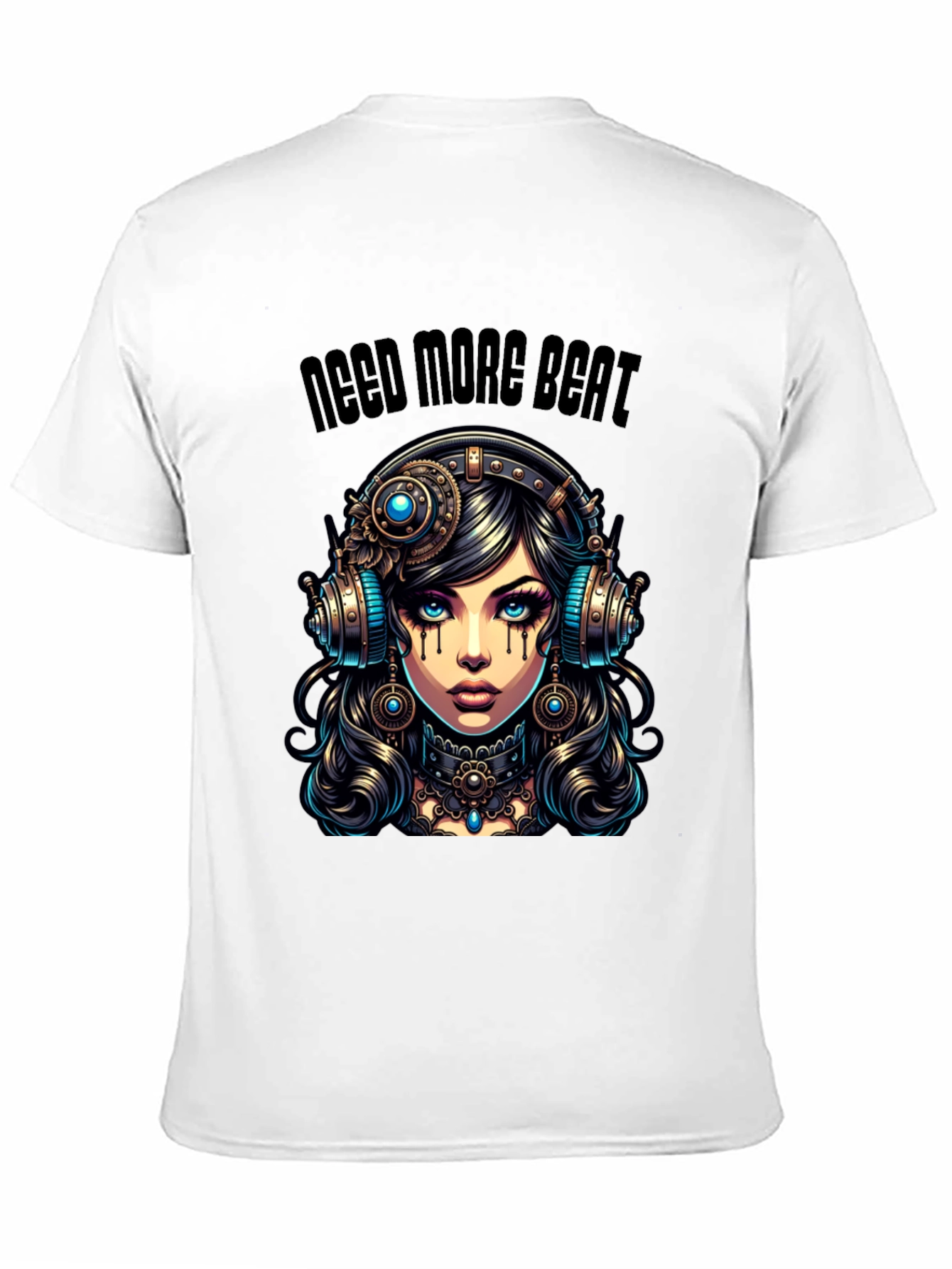 Need More Beat Steampunk Girl T-Shirt