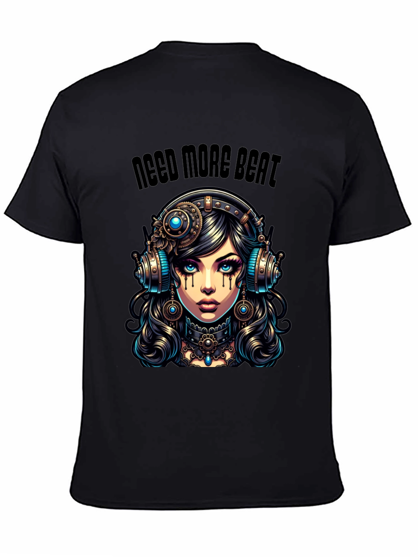 Need More Beat Steampunk Girl T-Shirt
