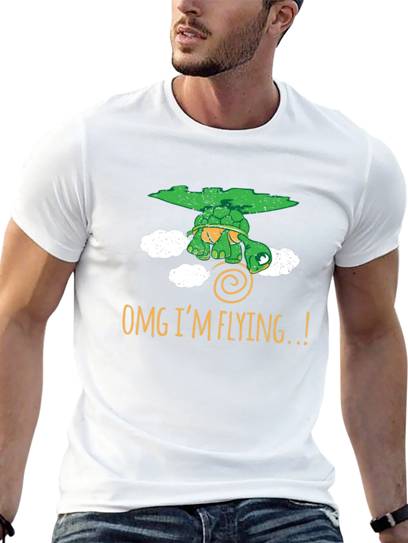 Flying Turtle Graphic Tee