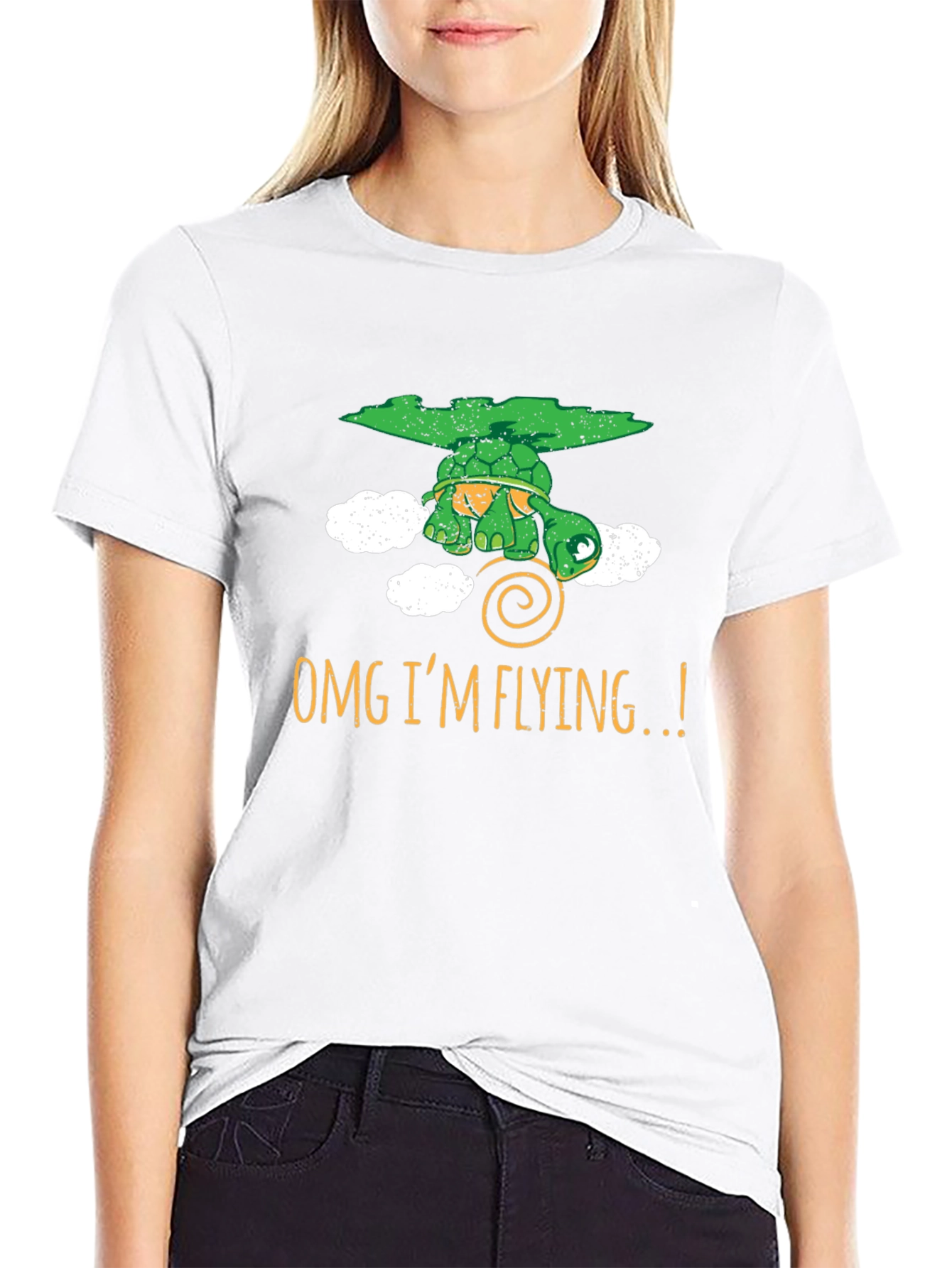 Flying Turtle Graphic Tee