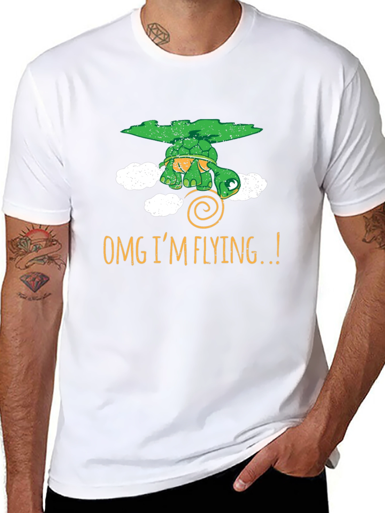 Flying Turtle Graphic Tee