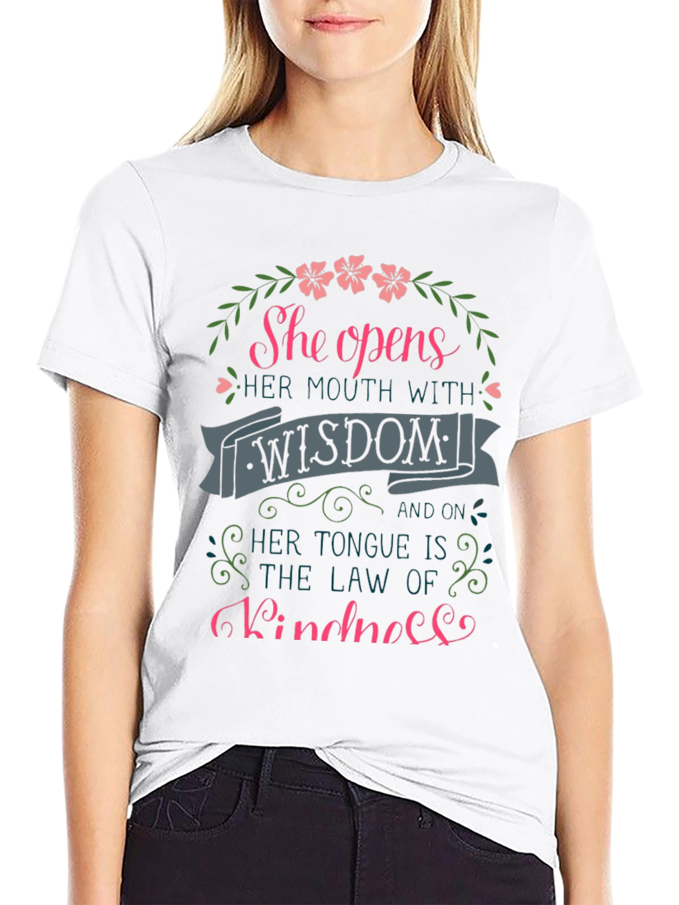 She Opens Her Mouth With Wisdom T-Shirt