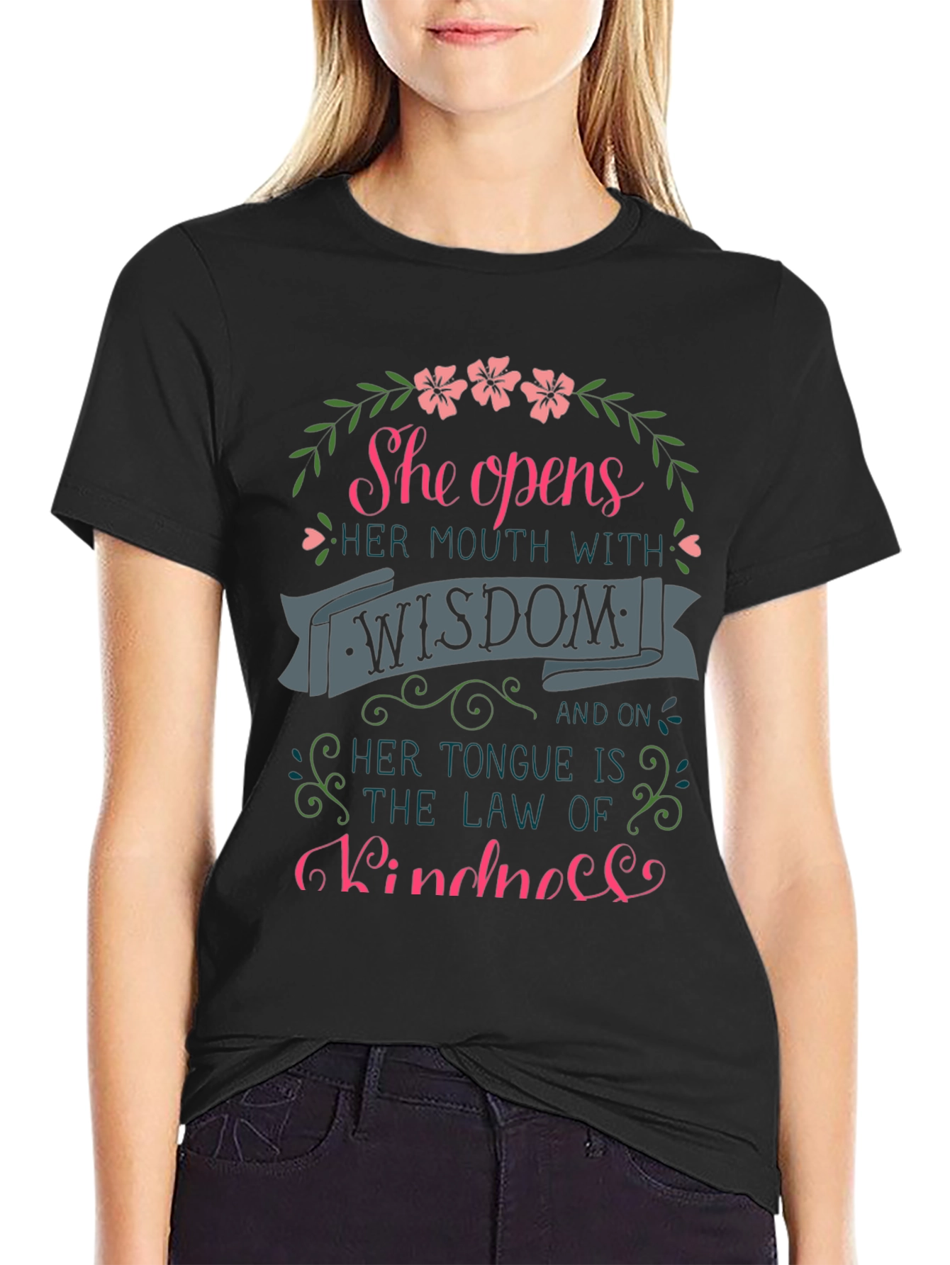 She Opens Her Mouth With Wisdom T-Shirt