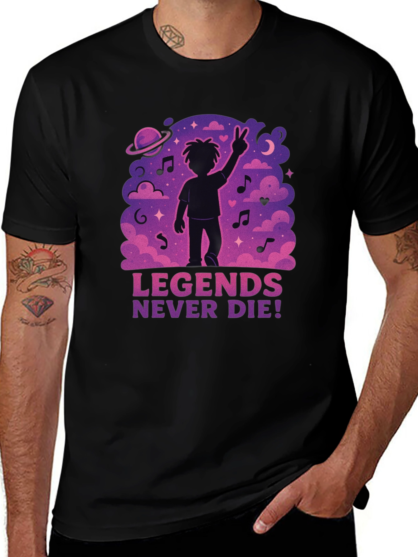 Legends Never Die Graphic T-Shirt