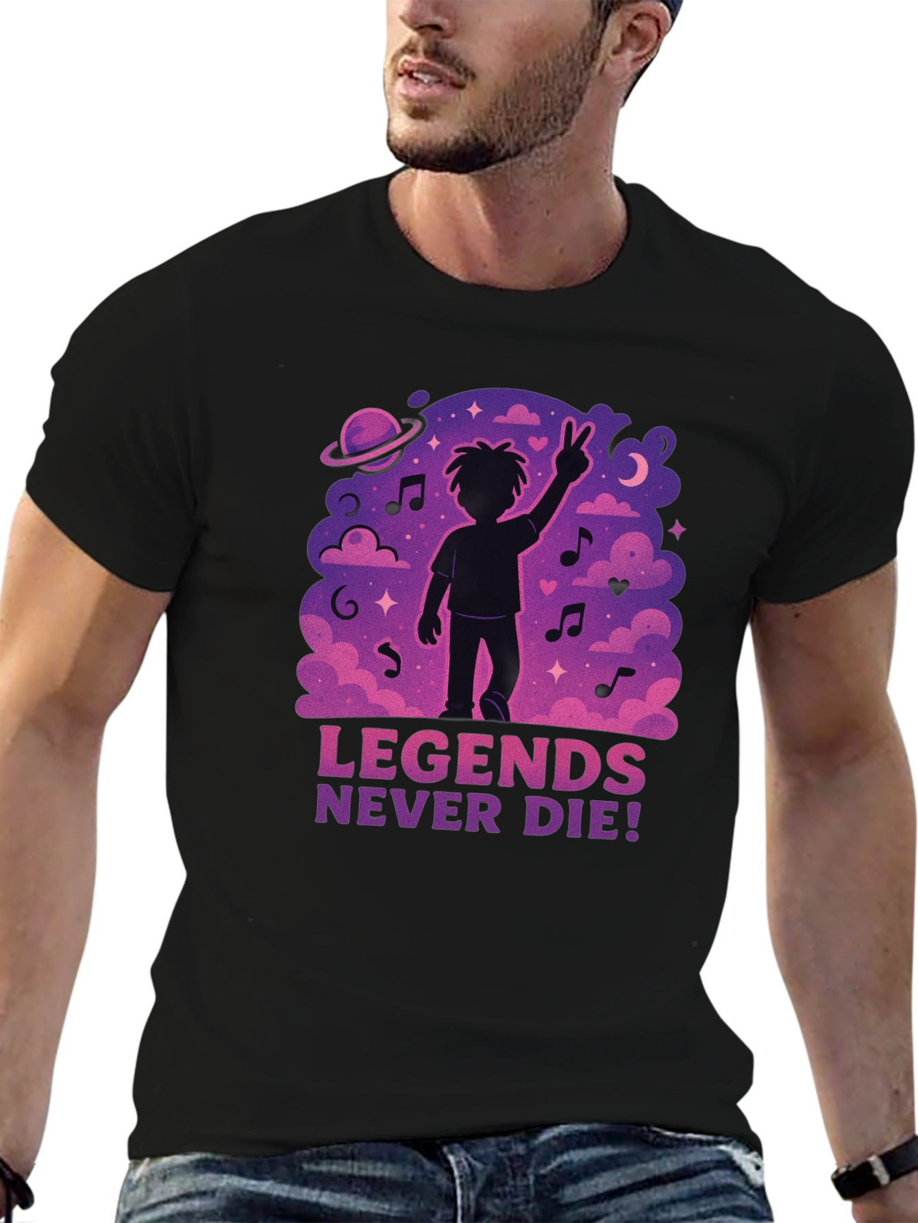 Legends Never Die Graphic T-Shirt