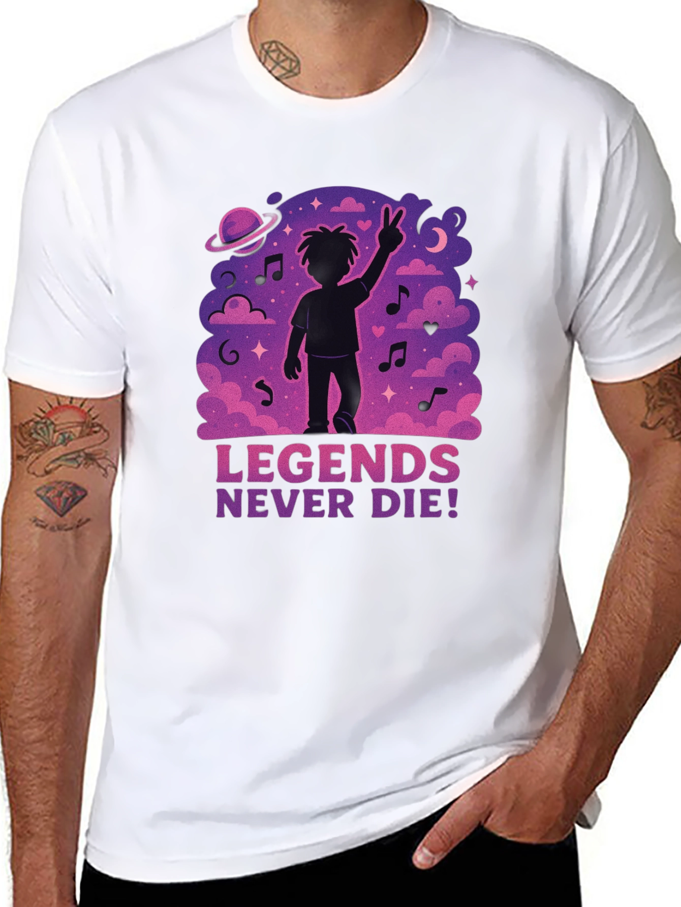 Legends Never Die Graphic T-Shirt