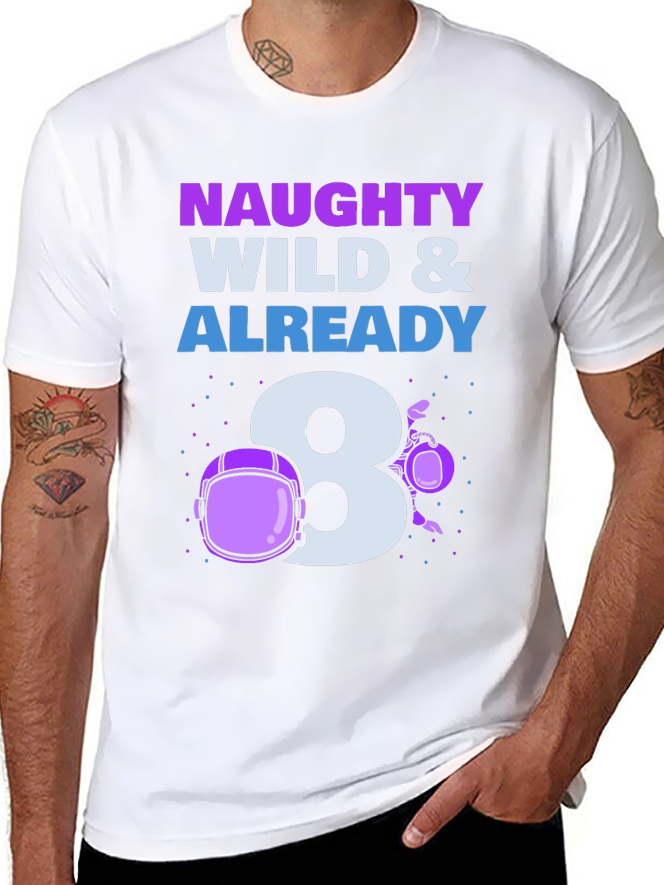 Naughty Wild & Already 8 T-Shirt