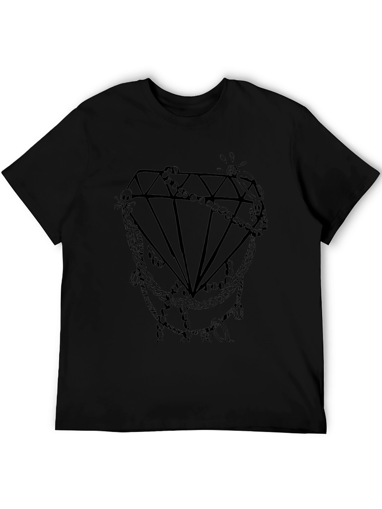 Diamond Graphic Tee - Modern Style