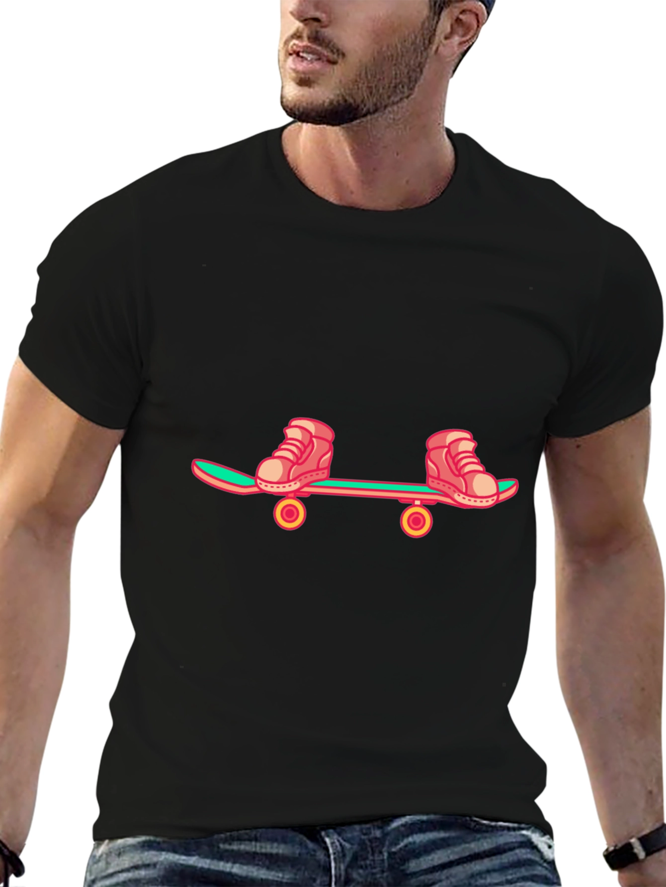 Skateboard Shoes T-Shirt