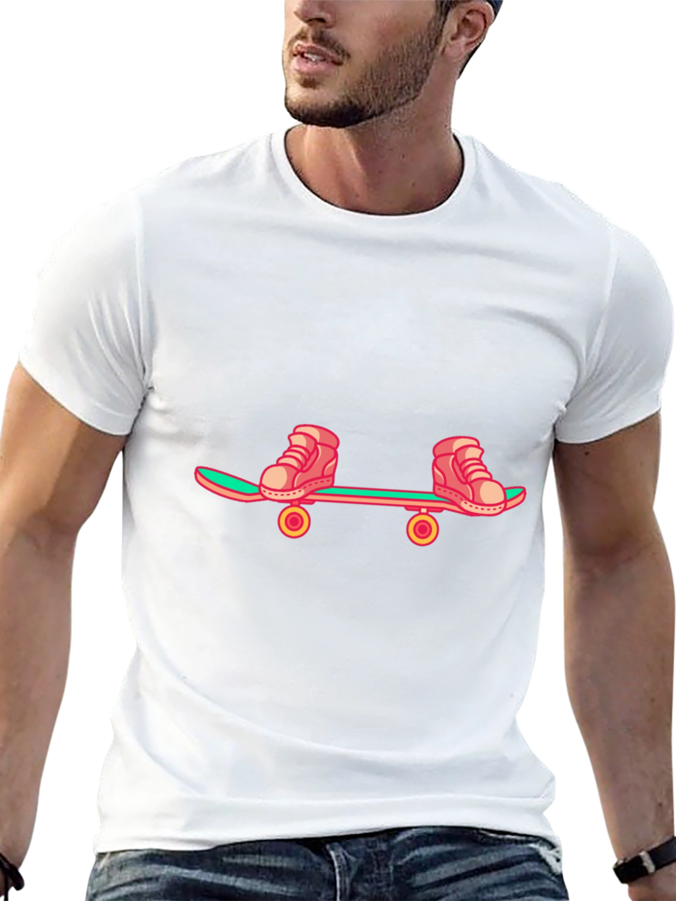 Skateboard Shoes T-Shirt