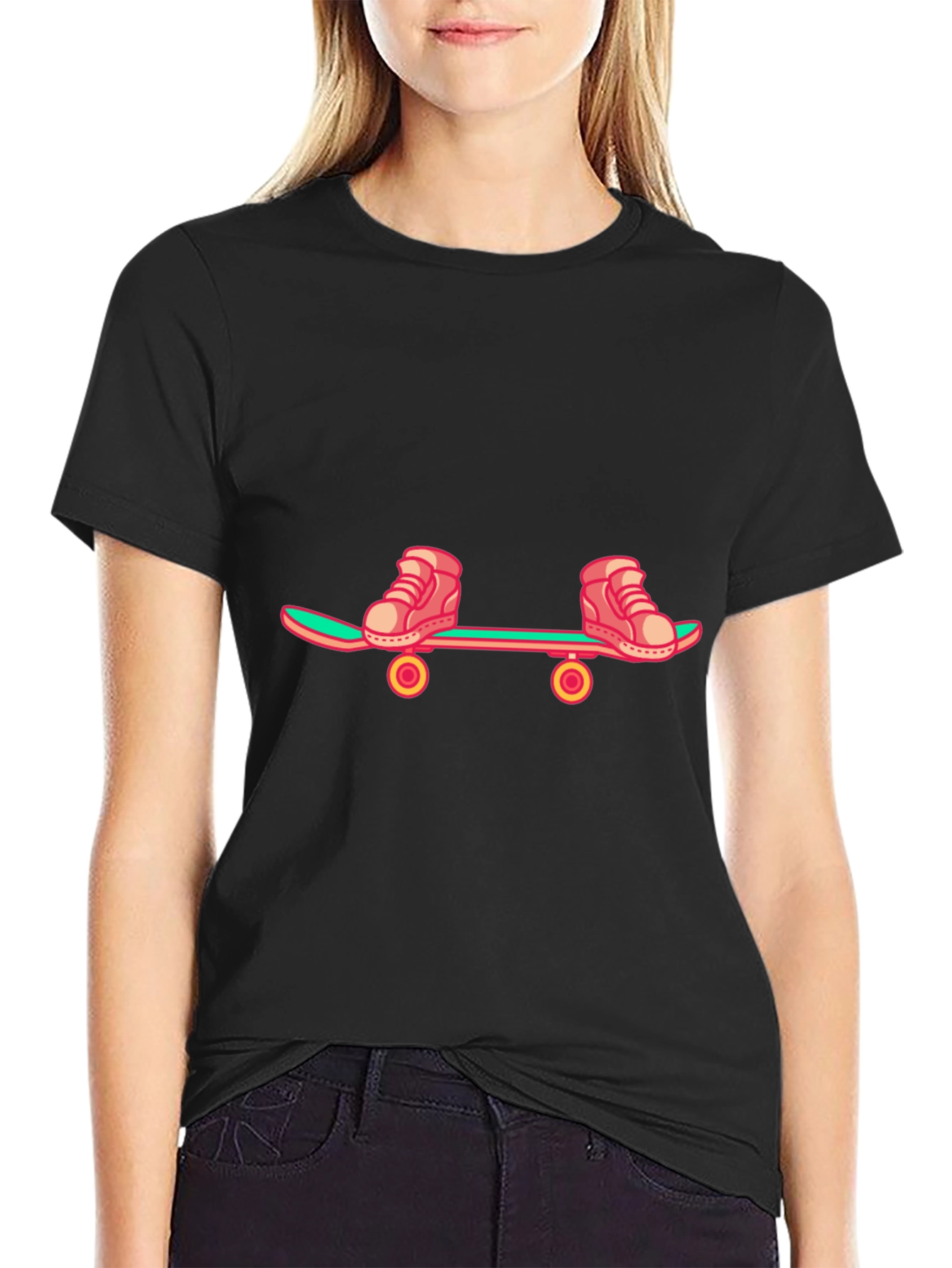 Skateboard Shoes T-Shirt