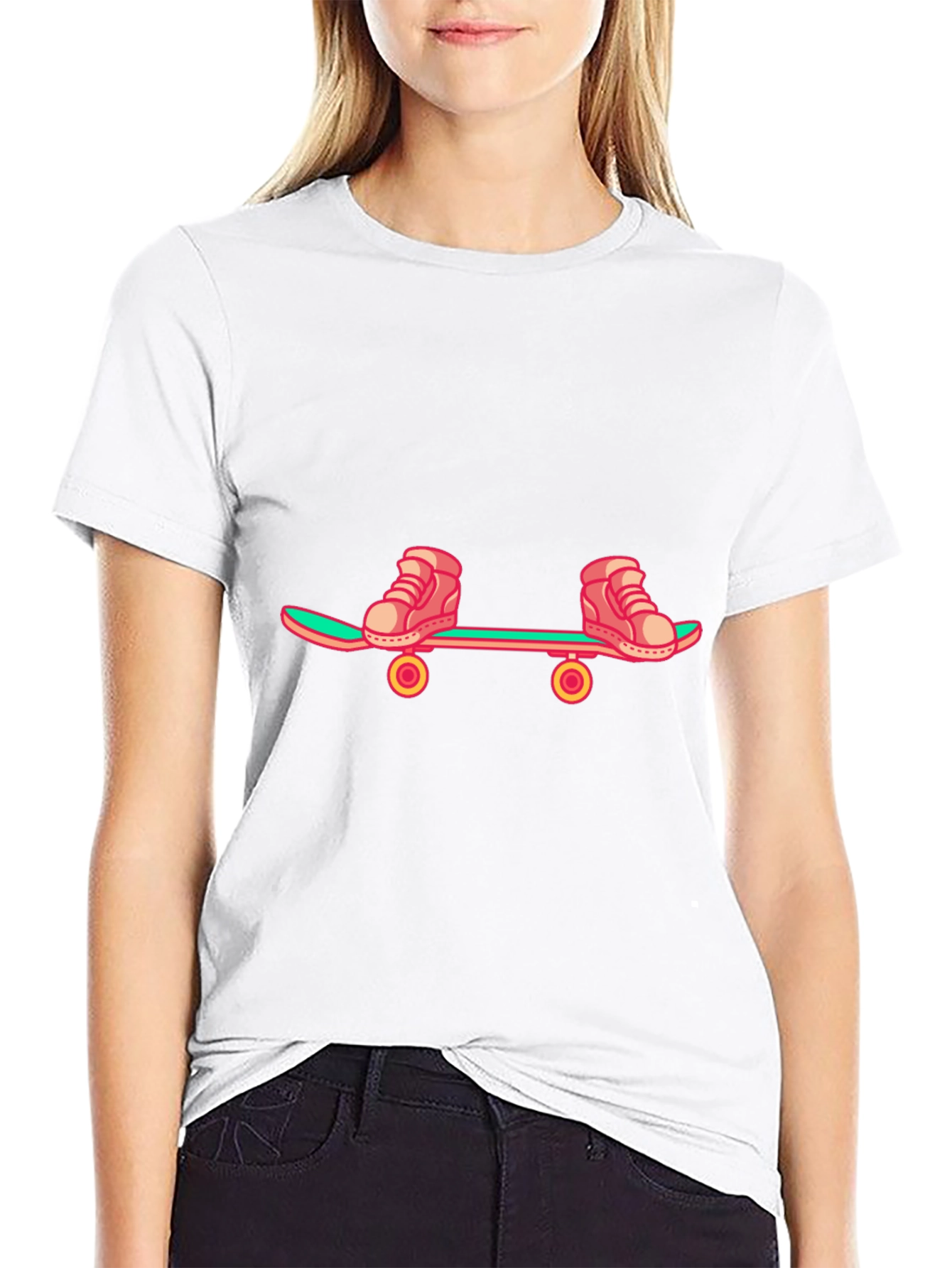 Skateboard Shoes T-Shirt