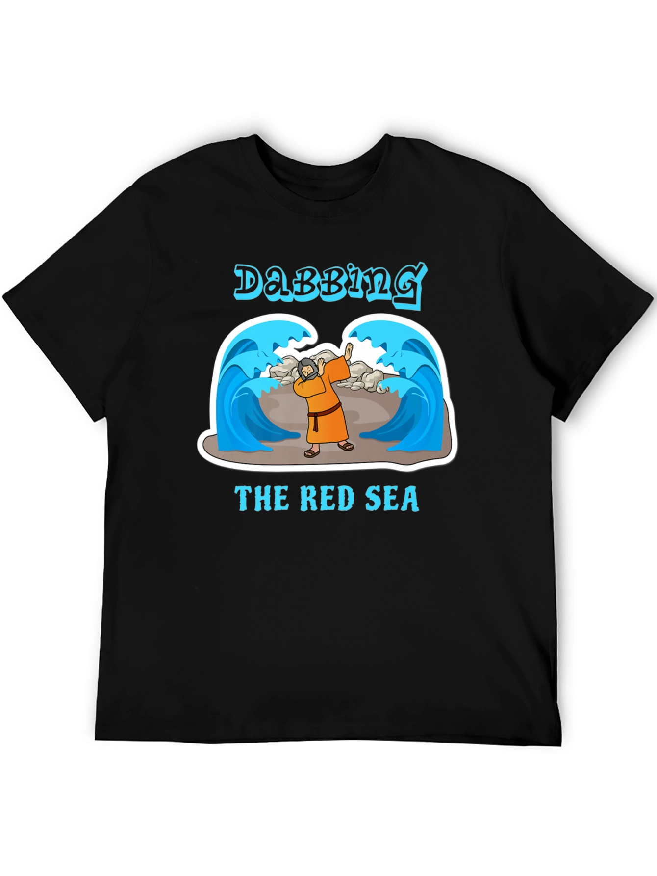 Dabbing the Red Sea T-Shirt - Funny Moses Tee