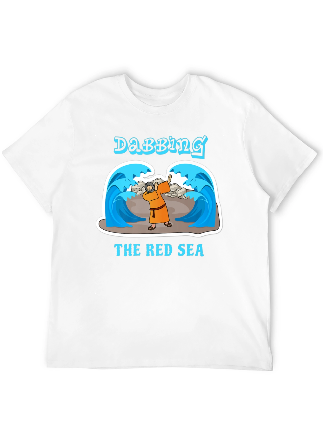 Dabbing the Red Sea T-Shirt - Funny Moses Tee