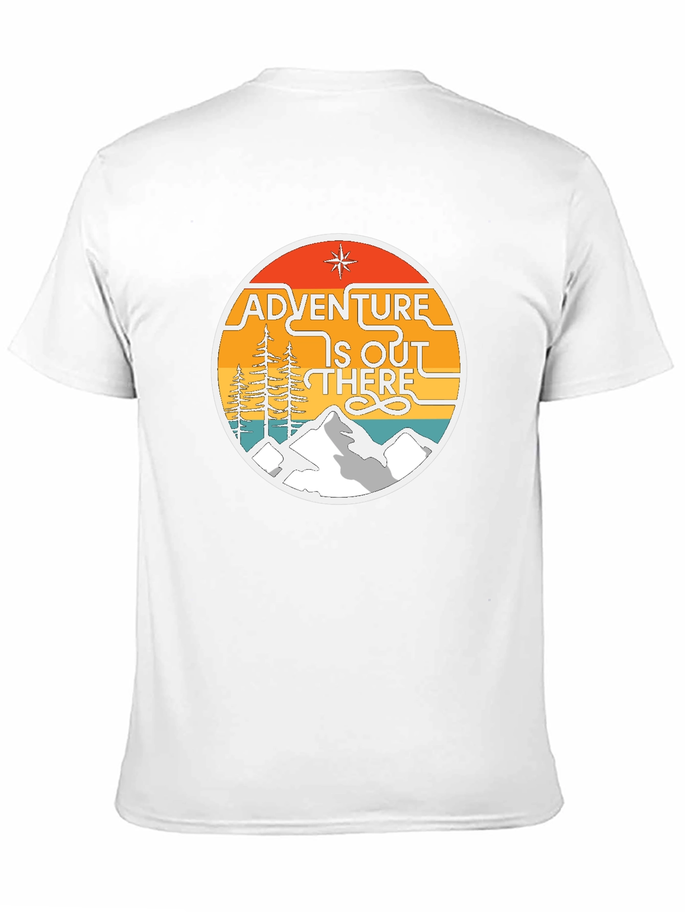 Adventure Is Out There Graphic Tee - Black Cotton