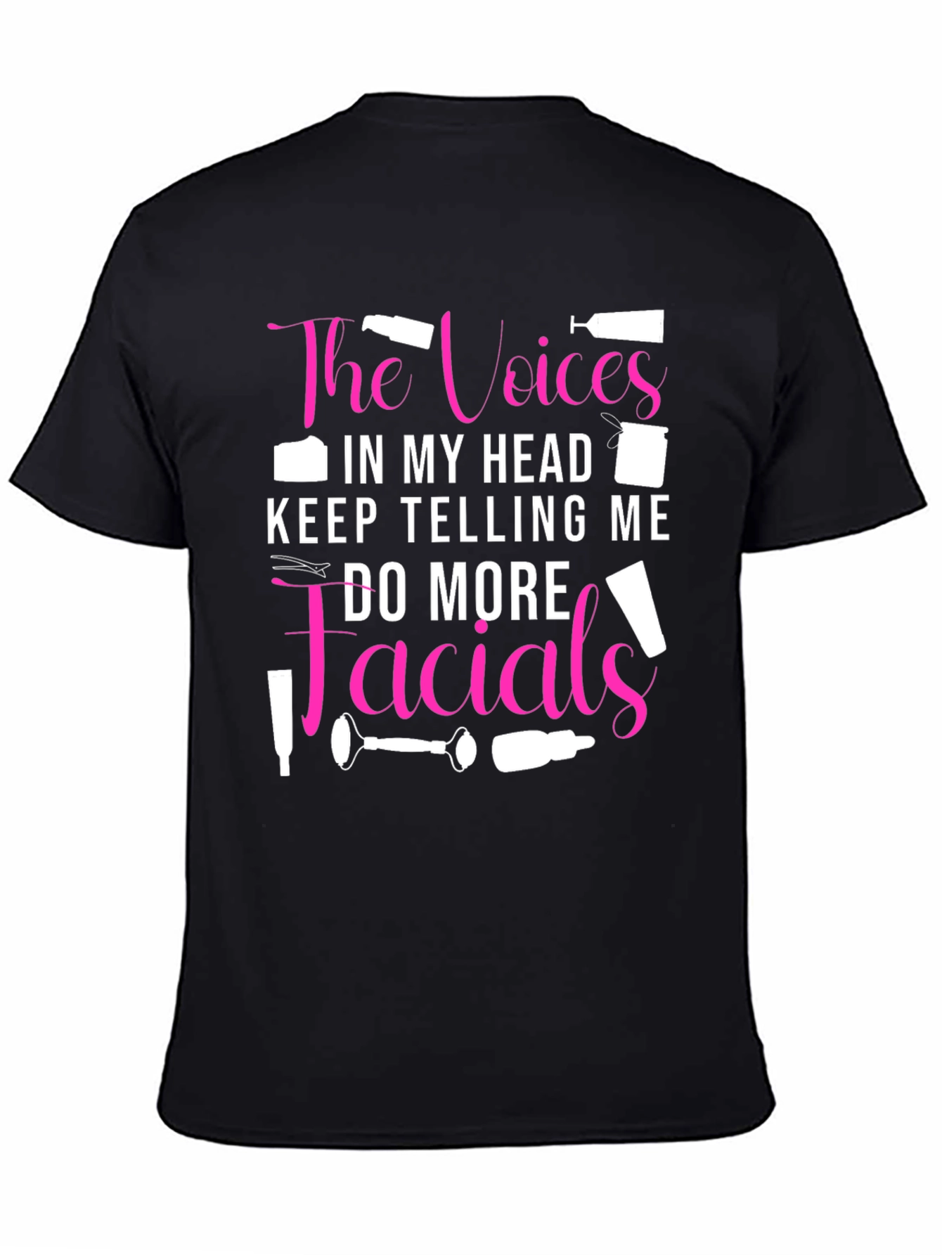 Voices in My Head Facials Graphic Tee