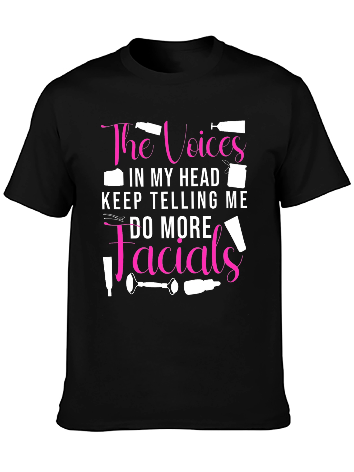 Voices in My Head Facials Graphic Tee