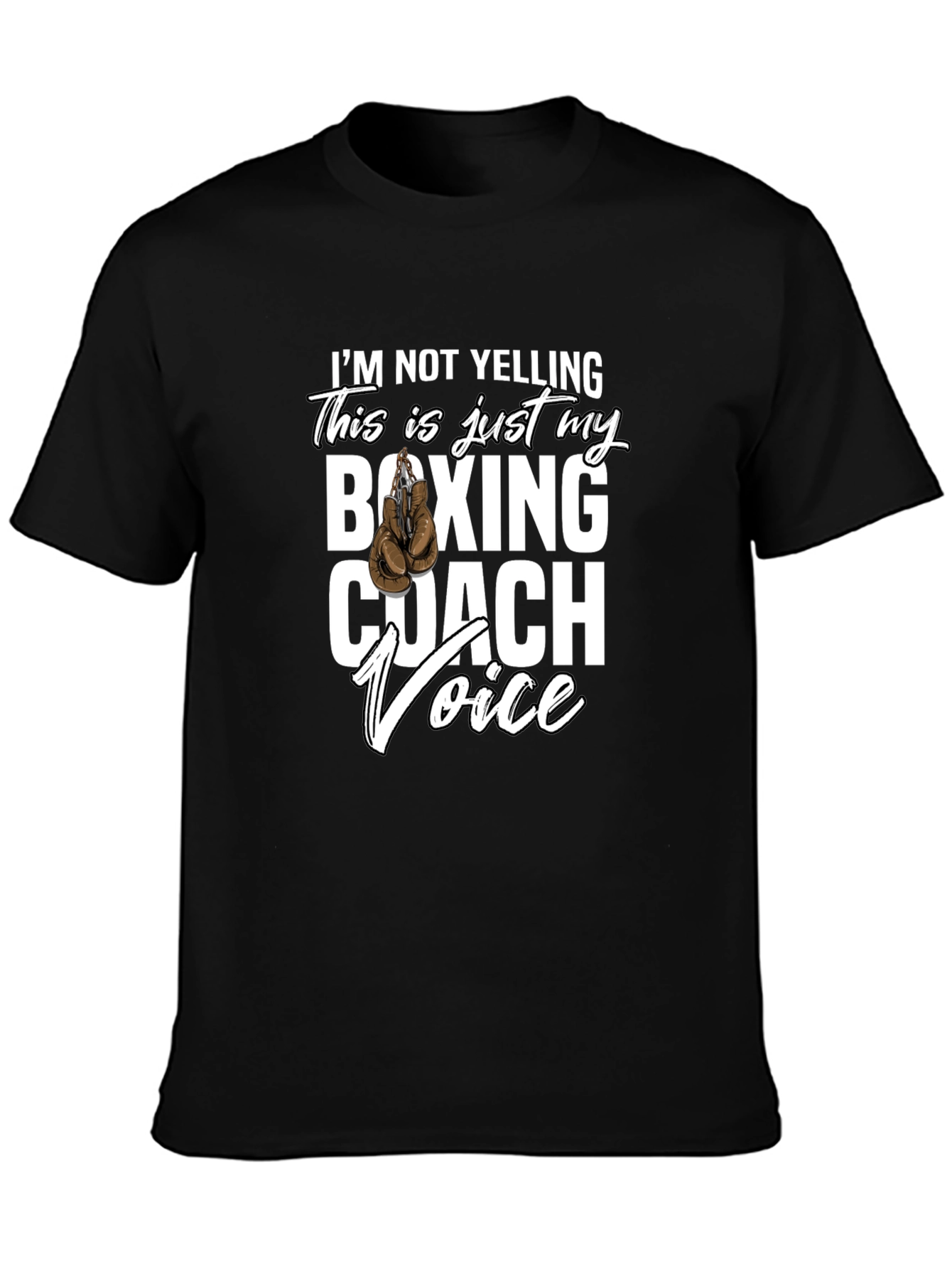 Boxing Coach Voice T-Shirt Funny Gift