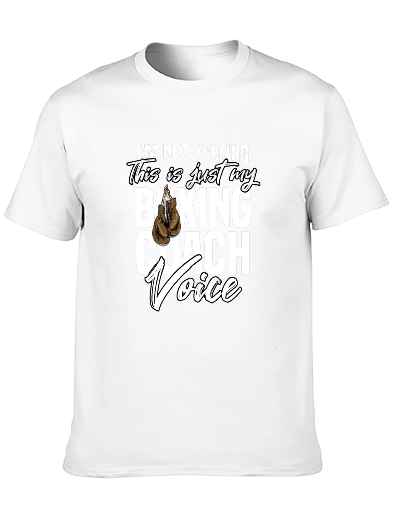 Boxing Coach Voice T-Shirt Funny Gift