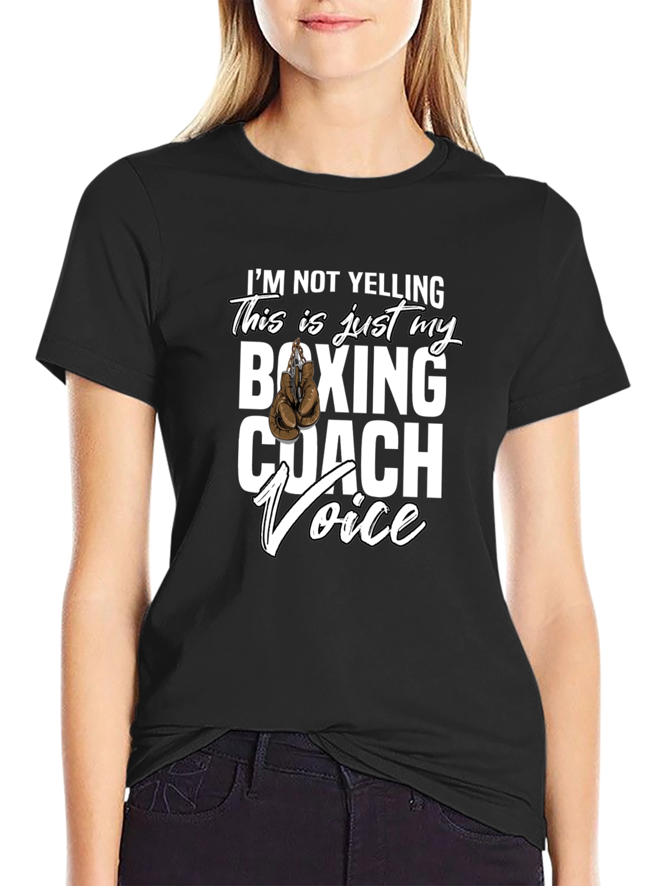 Boxing Coach Voice T-Shirt Funny Gift