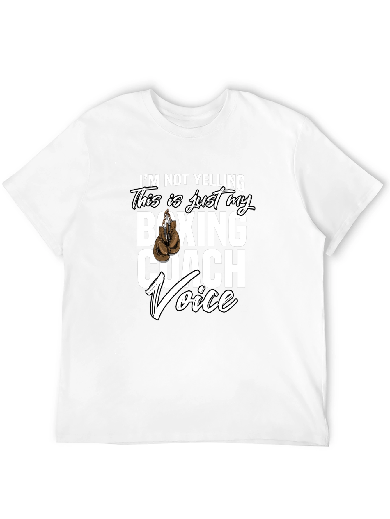 Boxing Coach Voice T-Shirt Funny Gift
