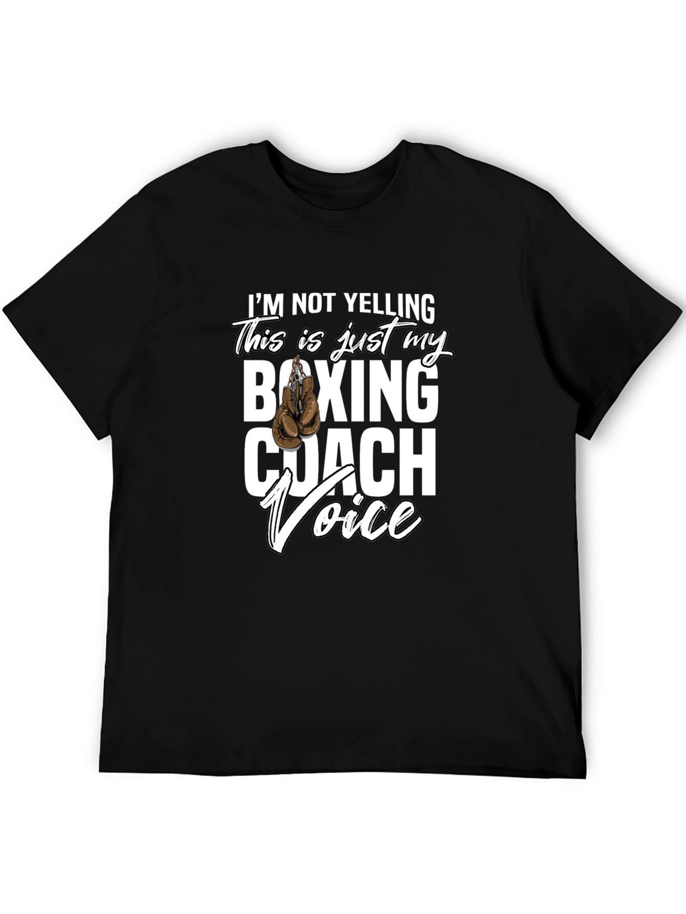 Boxing Coach Voice T-Shirt Funny Gift