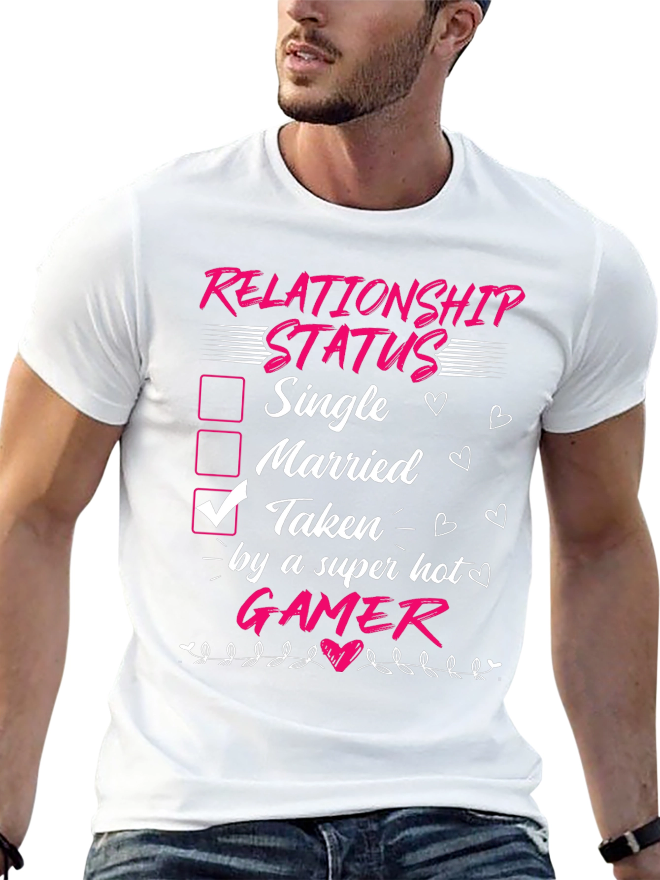 Relationship Status Taken by Gamer Funny T-Shirt