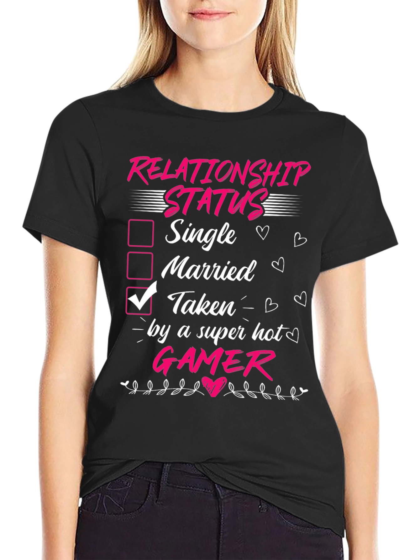 Relationship Status Taken by Gamer Funny T-Shirt