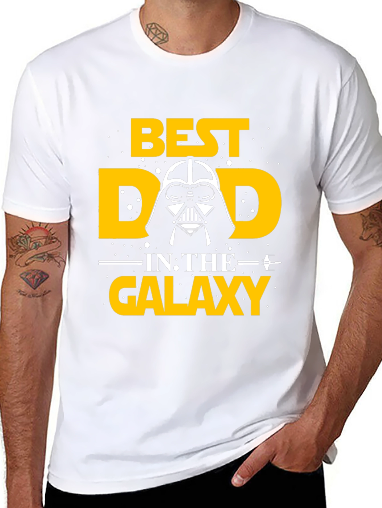 Best Dad in the Galaxy Graphic Tee