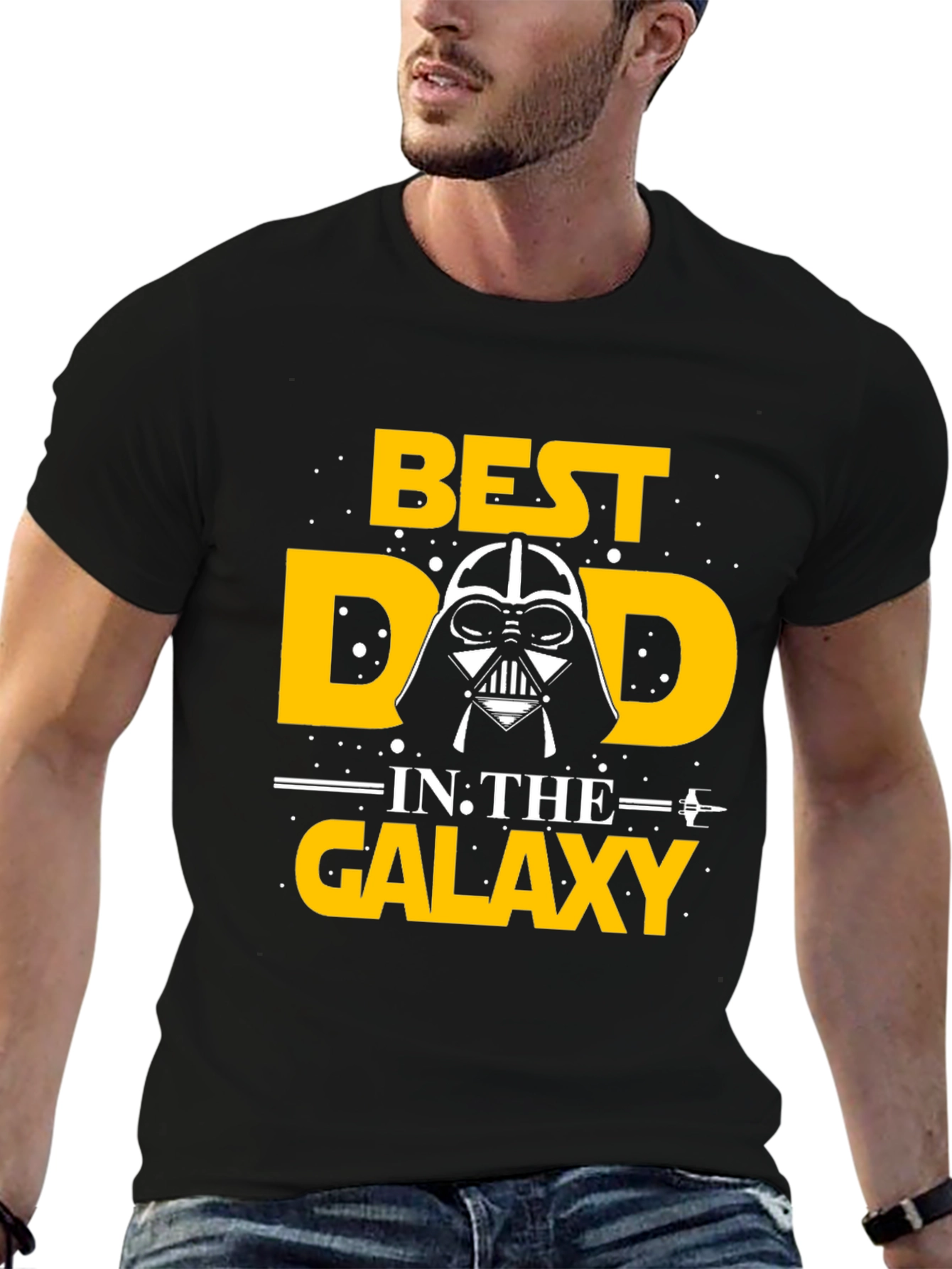 Best Dad in the Galaxy Graphic Tee