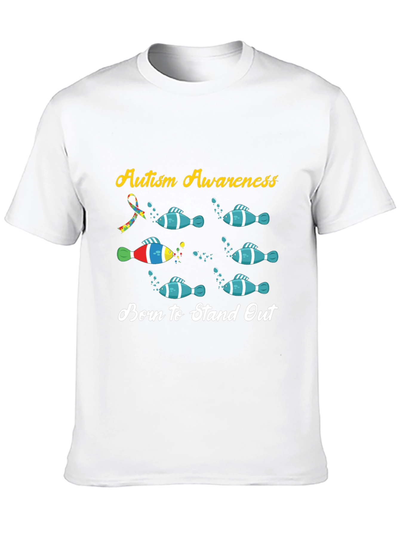 Autism Awareness T-Shirt - Born to Stand Out