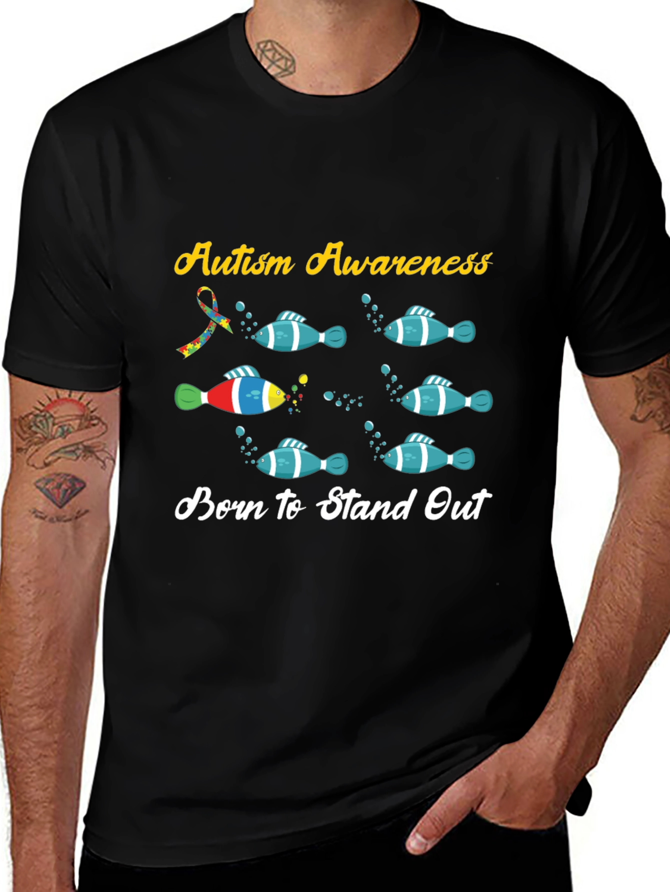 Autism Awareness T-Shirt - Born to Stand Out