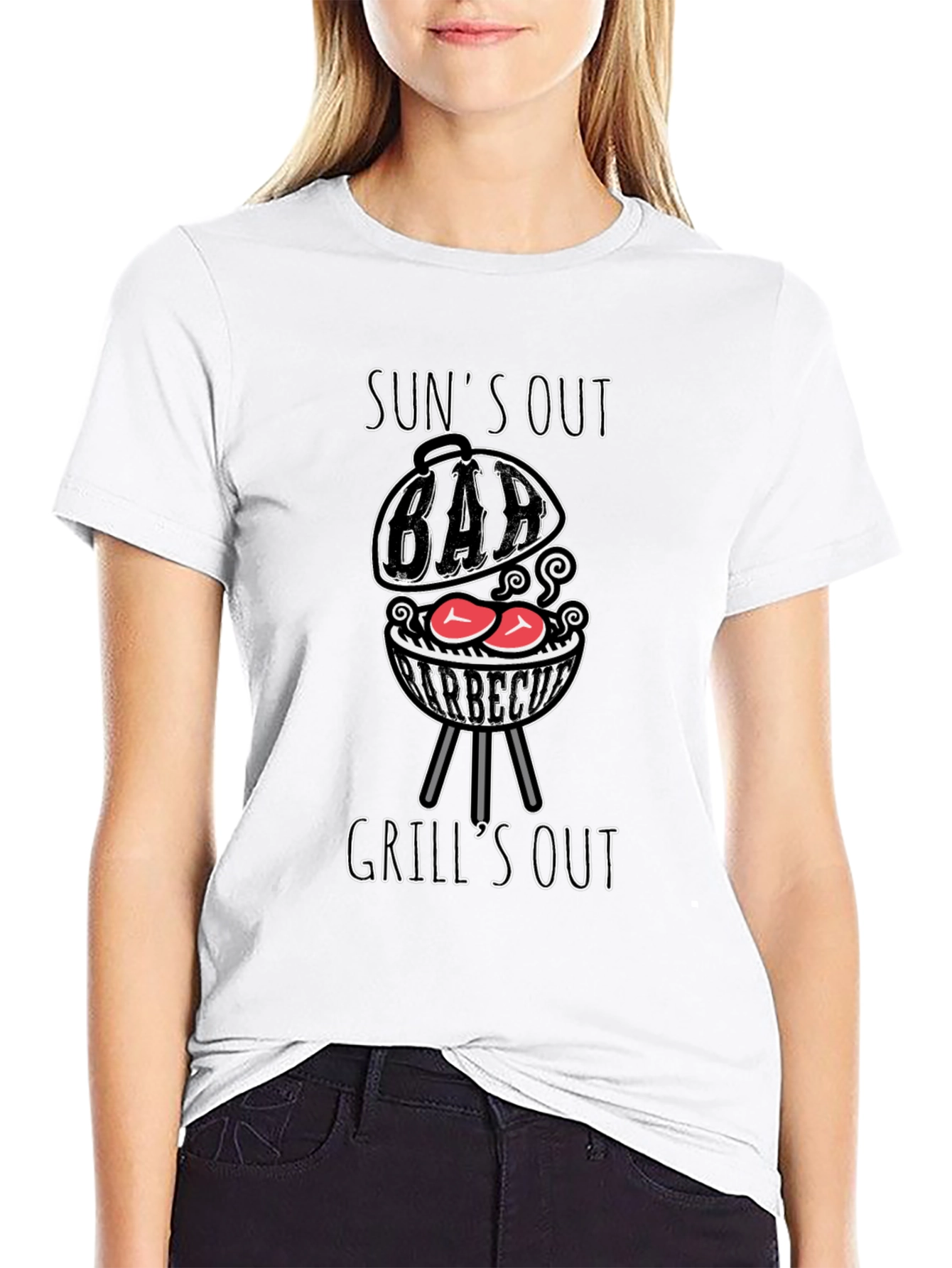 Suns Out Grills Out BBQ T-Shirt