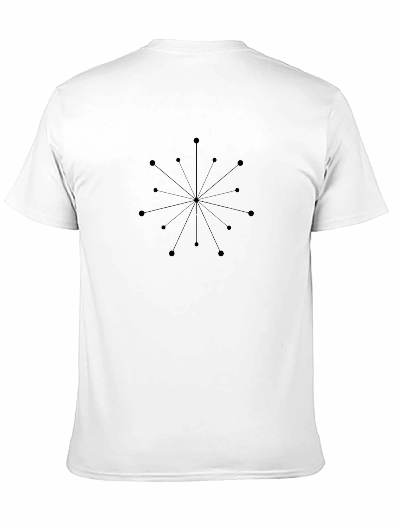 Modern Atomic Black Graphic Tee - Stylish & Unique