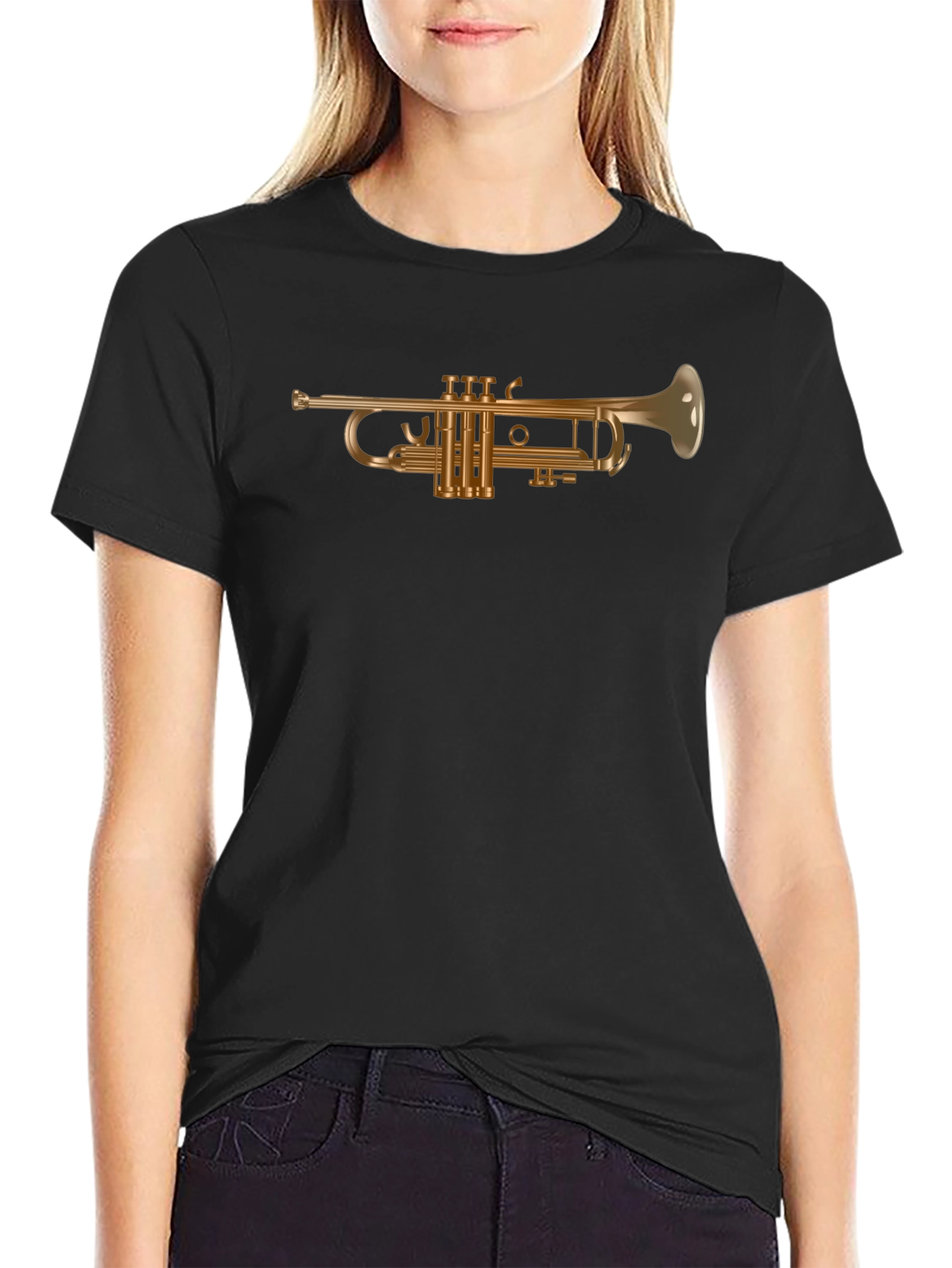 Trumpet Graphic Tee - Music Lovers Shirt