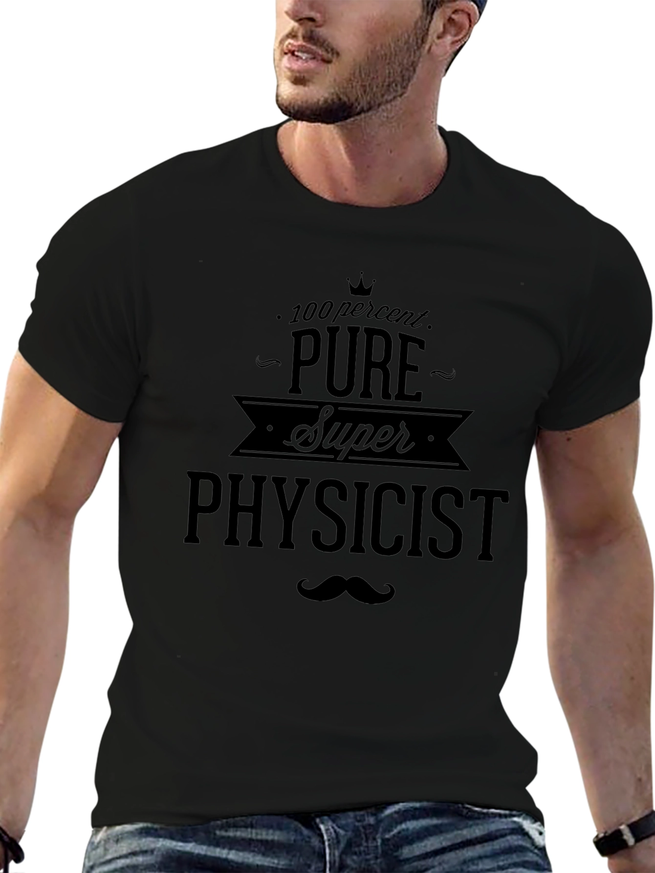 Pure Super Physicist Black T-Shirt