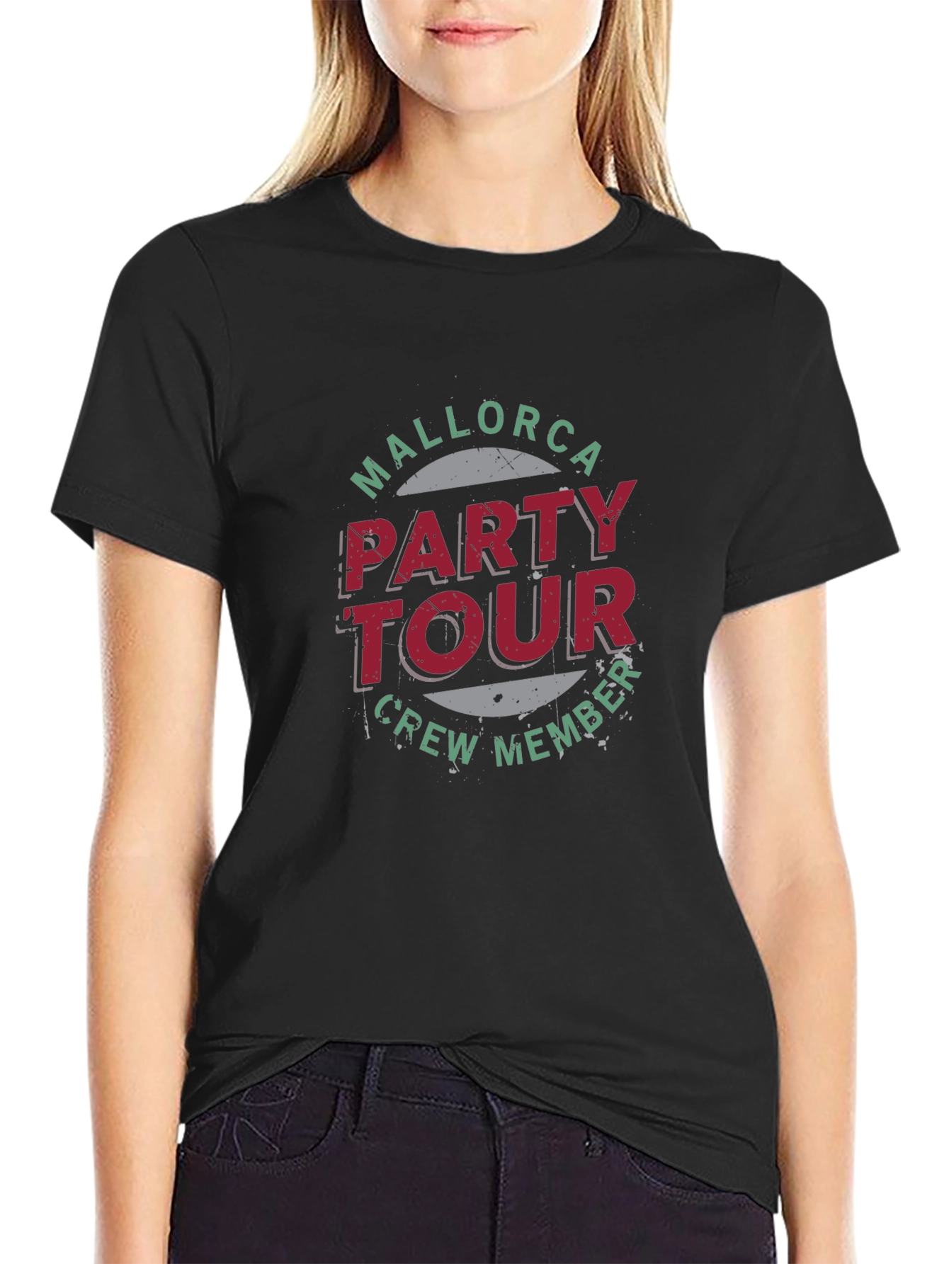 Mallorca Party Tour Crew Member Graphic Tee