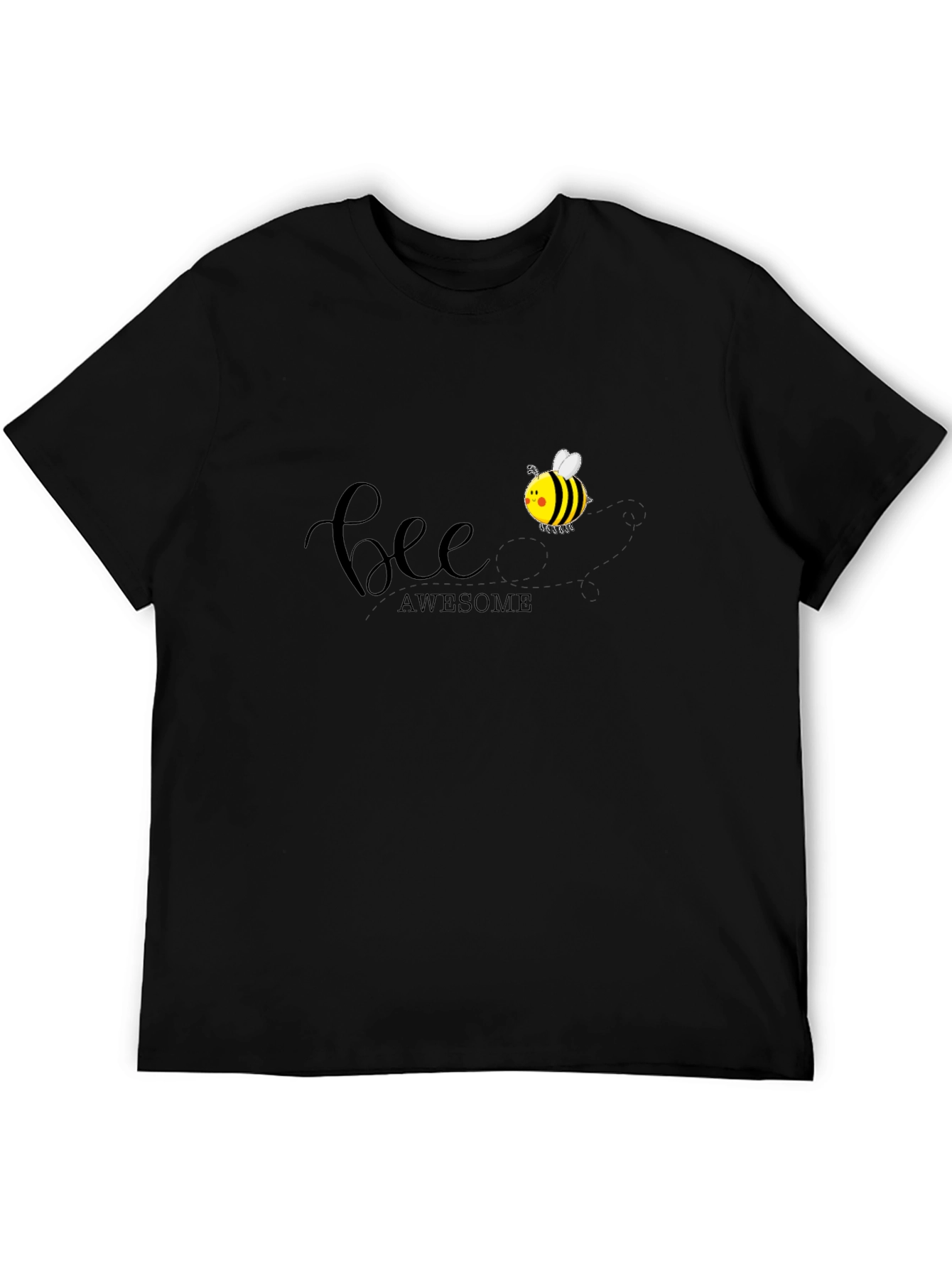 Bee Awesome Black Graphic Tee