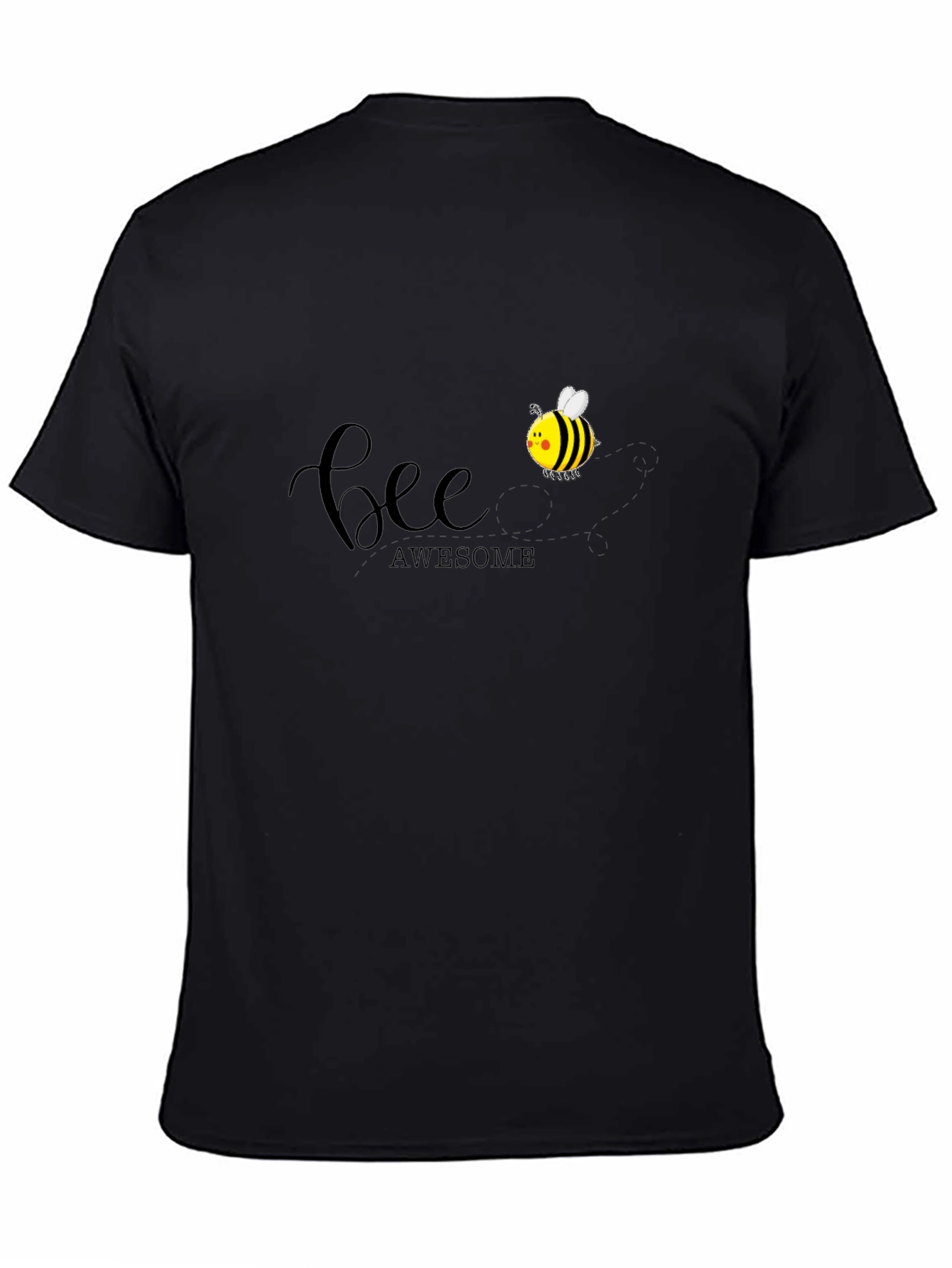 Bee Awesome Black Graphic Tee